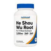 Nutricost He Shou Wu Root Supplement 1,200mg 240 Capsules