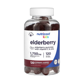 Nutricost, Kids, Elderberry, Ages 4+, 1,750 mg, 120 Gummies