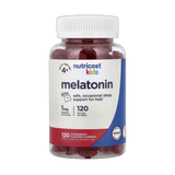 Nutricost, Kids, Melatonin, Ages 4+, Strawberry, 1 mg, 120 Gummies