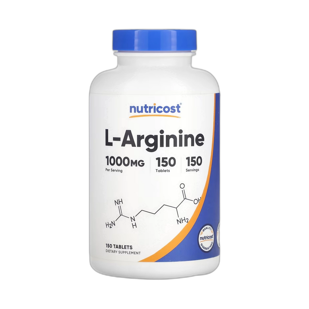 Nutricost, L-Arginine, 1,000 mg, 150 Tablets