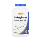 Nutricost, L-Arginine, 1,000 mg, 300 Tablets