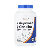 Nutricost, L-Arginine + L-Citrulline, 240 Capsules