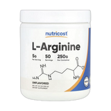 Nutricost, L-Arginine, Unflavored, 8.9 oz, 250 g