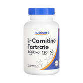 Nutricost, L-Carnitine Tartrate, 120 Capsules