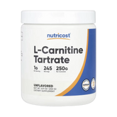 Nutricost, L-Carnitine Tartrate, Unflavored, 8.9 oz, 250 g