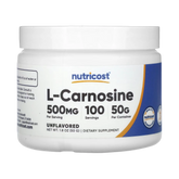 Nutricost, L-Carnosine, Unflavored, 1.8 oz, 50 g