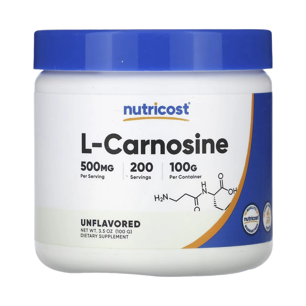 Nutricost, L-Carnosine, Unflavored, 3.5 oz, 100 g