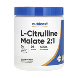 Nutricost, L-Citrulline Malate 2:1, Unflavored, 10.7 oz, 300 g