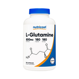 Nutricost L-Glutamine 800mg, 180 Capsules