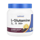 Nutricost, L-Glutamine, Blackberry Lemonade, 17.9 oz, 500 g