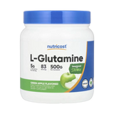 Nutricost, L-Glutamine, Green Apple, 17.9 oz, 500 g