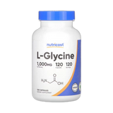 Nutricost, L-Glycine, 1,000 mg, 120 Capsules