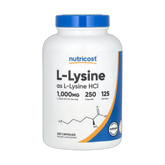 Nutricost, L-Lysine, 250 Capsules