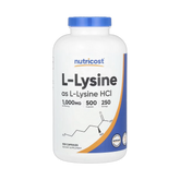 Nutricost, L-Lysine, 500 Capsules