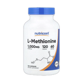 Nutricost, L-Methionine, 120 Capsules