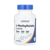 Nutricost, L-Methylfolate, 15 mg, 120 Capsules