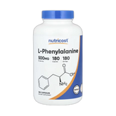 Nutricost, L-Phenylalanine, 500 mg, 180 Capsules