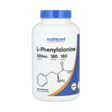Nutricost, L-Phenylalanine, 500 mg, 180 Capsules