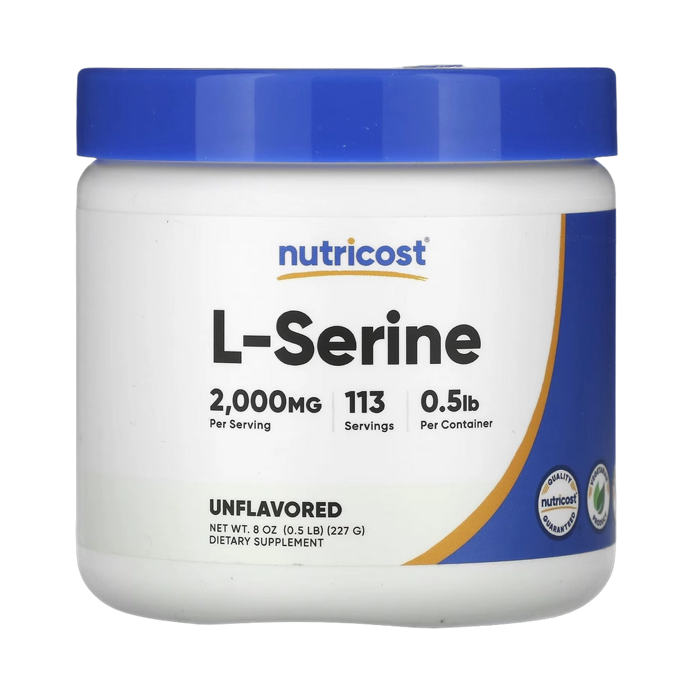 Nutricost, L-Serine Powder, Unflavored, 8 oz, 227 g