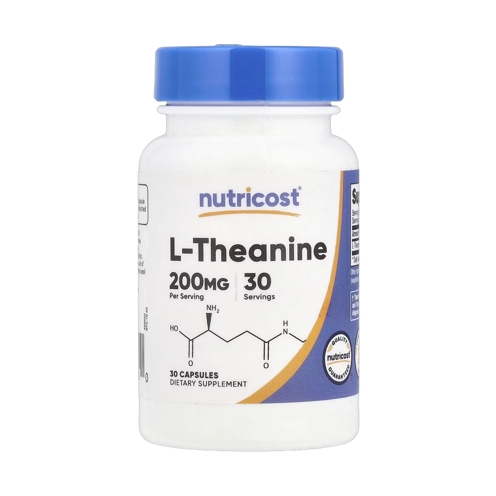 Nutricost, L-Theanine, 200 mg, 30 Capsules