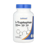 Nutricost, L-Tryptophan, 500 mg, 120 Capsules