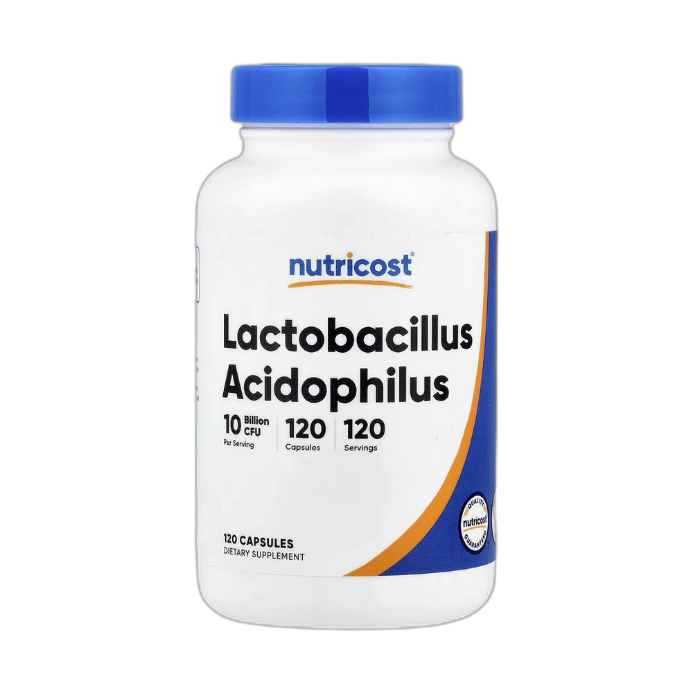 Nutricost, Lactobacillus Acidophilus, 50 mg (10 Billion CFU), 120 Capsules