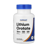 Nutricost, Lithium Orotate, 10 mg, 120 Capsules