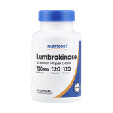 Nutricost, Lumbrokinase, 150 mg, 120 Capsules