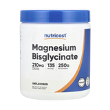 Nutricost, Magnesium Bisglycinate, Unflavored, 8.9 oz, 250 g