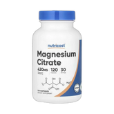 Nutricost, Magnesium Citrate, 120 Capsules