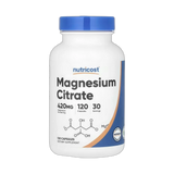Nutricost, Magnesium Citrate, 120 Capsules