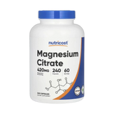 Nutricost, Magnesium Citrate, 240 Capsules