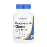 Nutricost, Magnesium Citrate, 60 Capsules