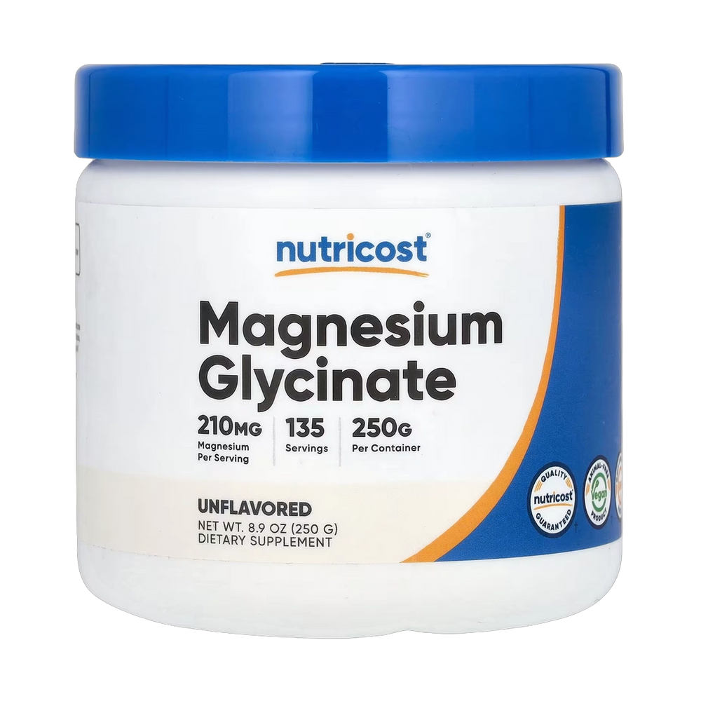 Nutricost, Magnesium Glycinate, Unflavored , 8.9 oz, 250 g