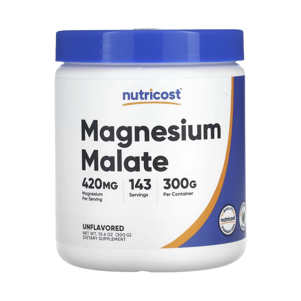 Nutricost, Magnesium Malate, Unflavored, 10.6 oz, 300 g