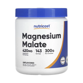 Nutricost, Magnesium Malate, Unflavored, 10.6 oz, 300 g