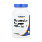 Nutricost, Magnesium Taurate, 240 Capsules