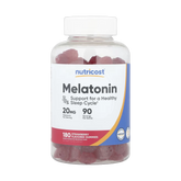 Nutricost, Melatonin Gummies, Strawberry, 180 Gummies