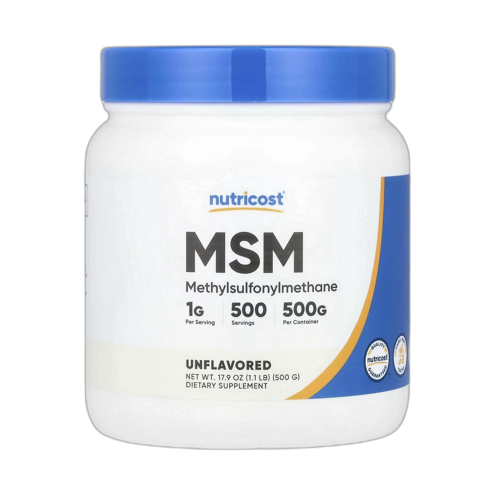 Nutricost, MSM, Unflavored, 17.9 oz, 500 g