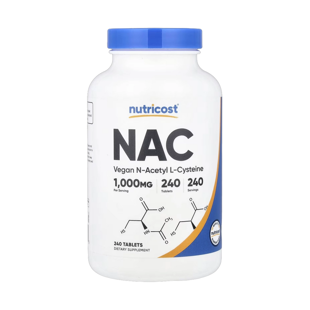 Nutricost, NAC, 1,000 mg, 240 Tablets