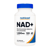 Nutricost, NAD+, Nicotinamide Adenine Dinucleotide, 1,000 mg, 120 Capsules