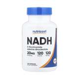 Nutricost, NADH, 20 mg, 120 Capsules