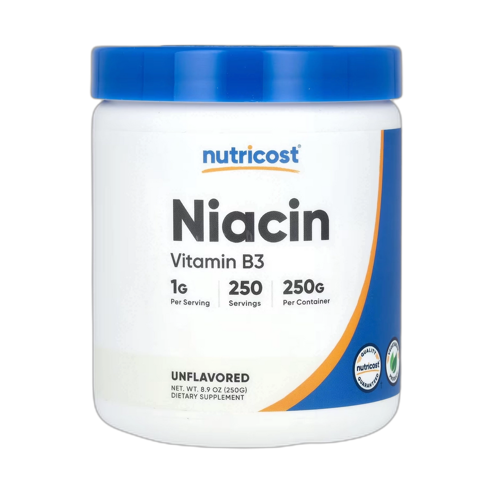 Nutricost, Niacin, Unflavored, 8.9 oz, 250 g