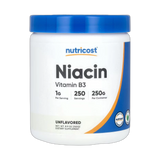 Nutricost, Niacin, Unflavored, 8.9 oz, 250 g