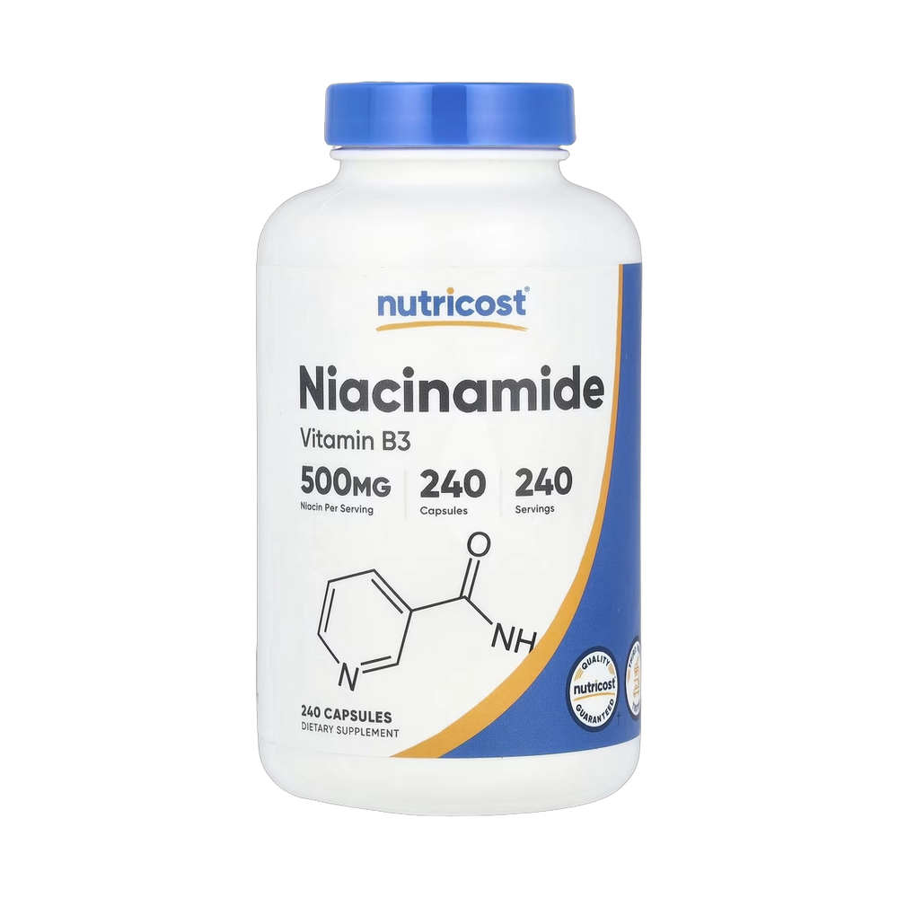 Nutricost, Niacinamide, 500 mg, 240 Capsules