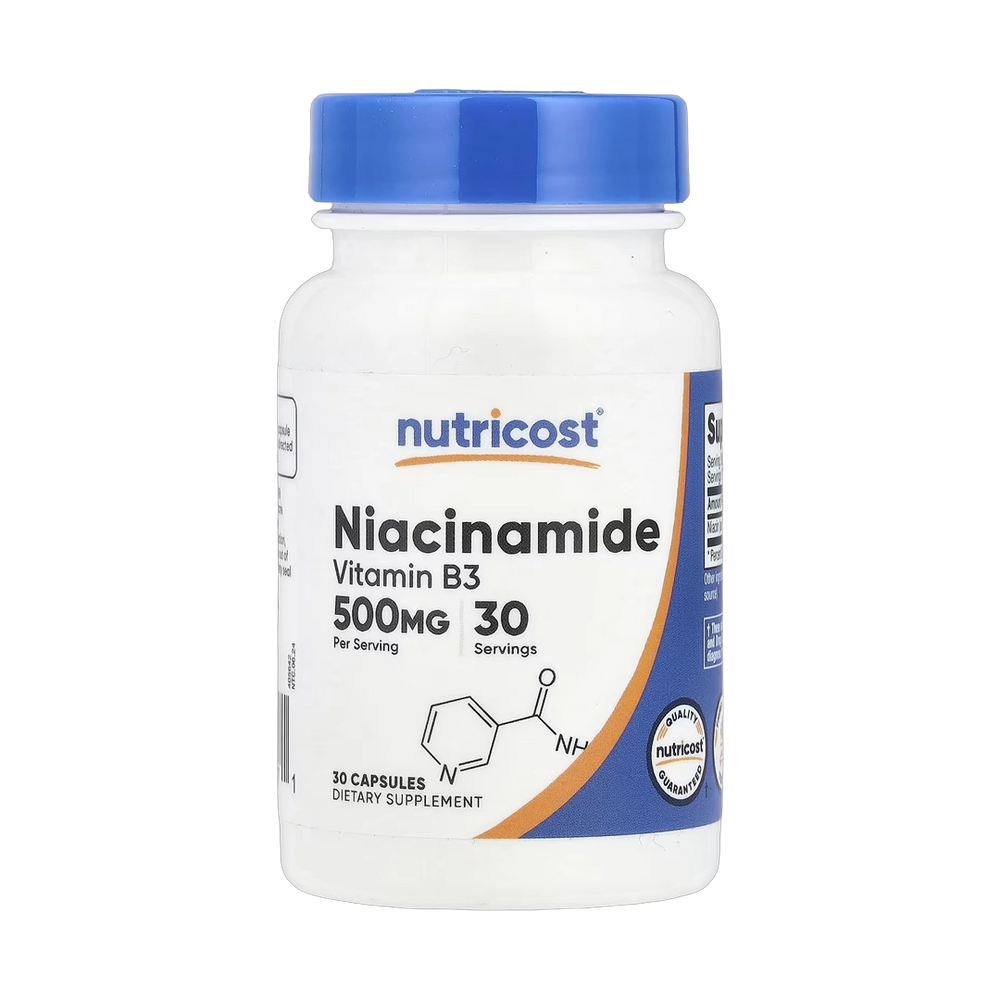 Nutricost, Niacinamide, 500 mg, 30 Capsules
