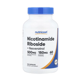 Nutricost, Nicotinamide Riboside + Resveratrol, 120 Capsules