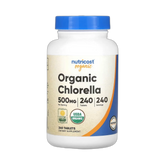 Nutricost, Organic Chlorella, 500 mg, 240 Tablets