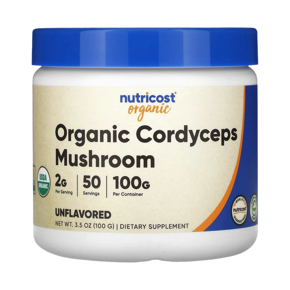 Nutricost, Organic Cordyceps Mushroom, Unflavored, 3.5 oz, 100 g