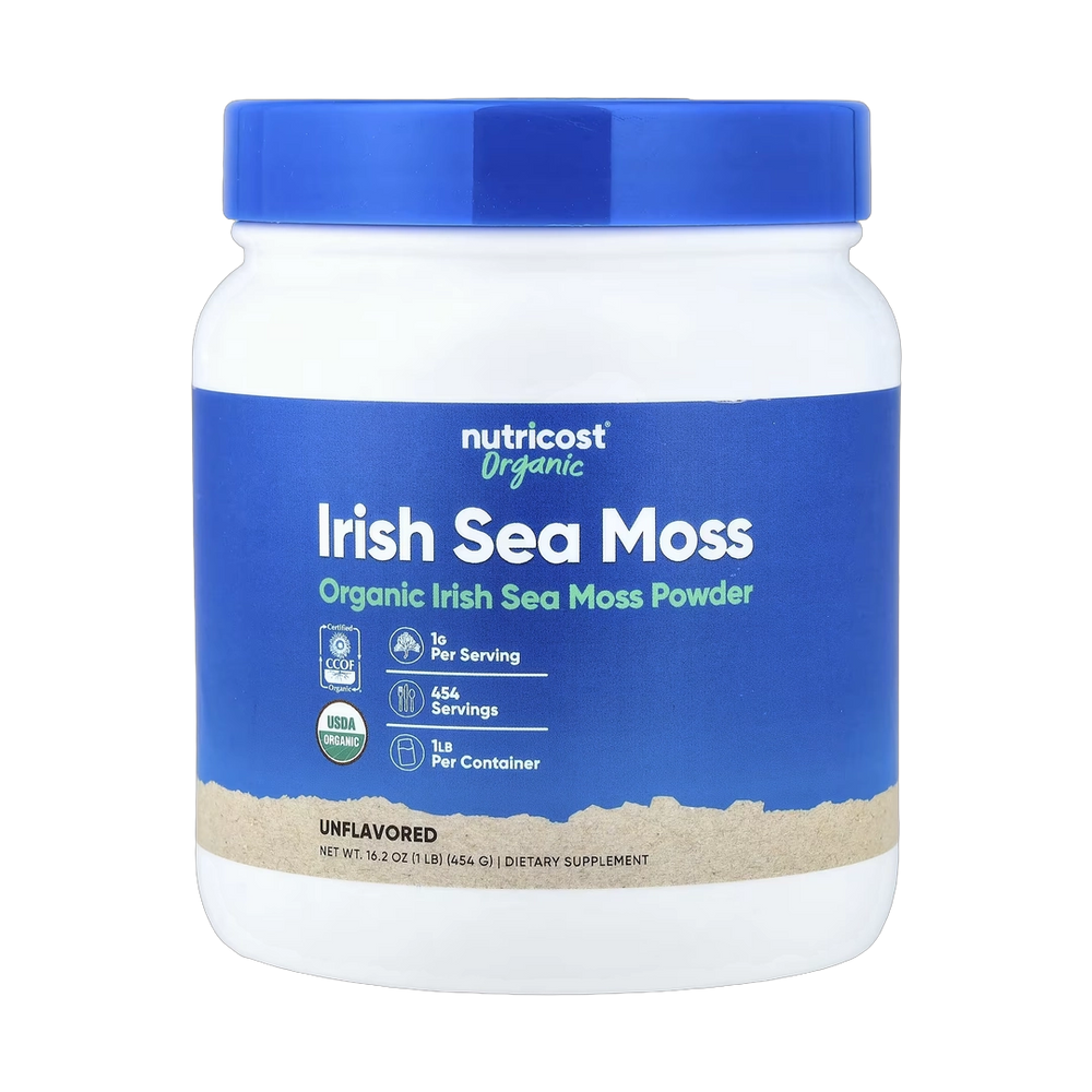 Nutricost, Organic Irish Sea Moss Powder, Unflavored, 16.2 oz, 454 g